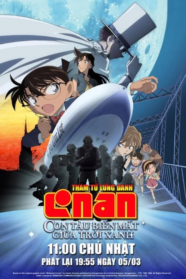 Thám Tử Lừng Danh Conan Movie 14 Con Tàu Biến Mất Giữa Trời Xanh
